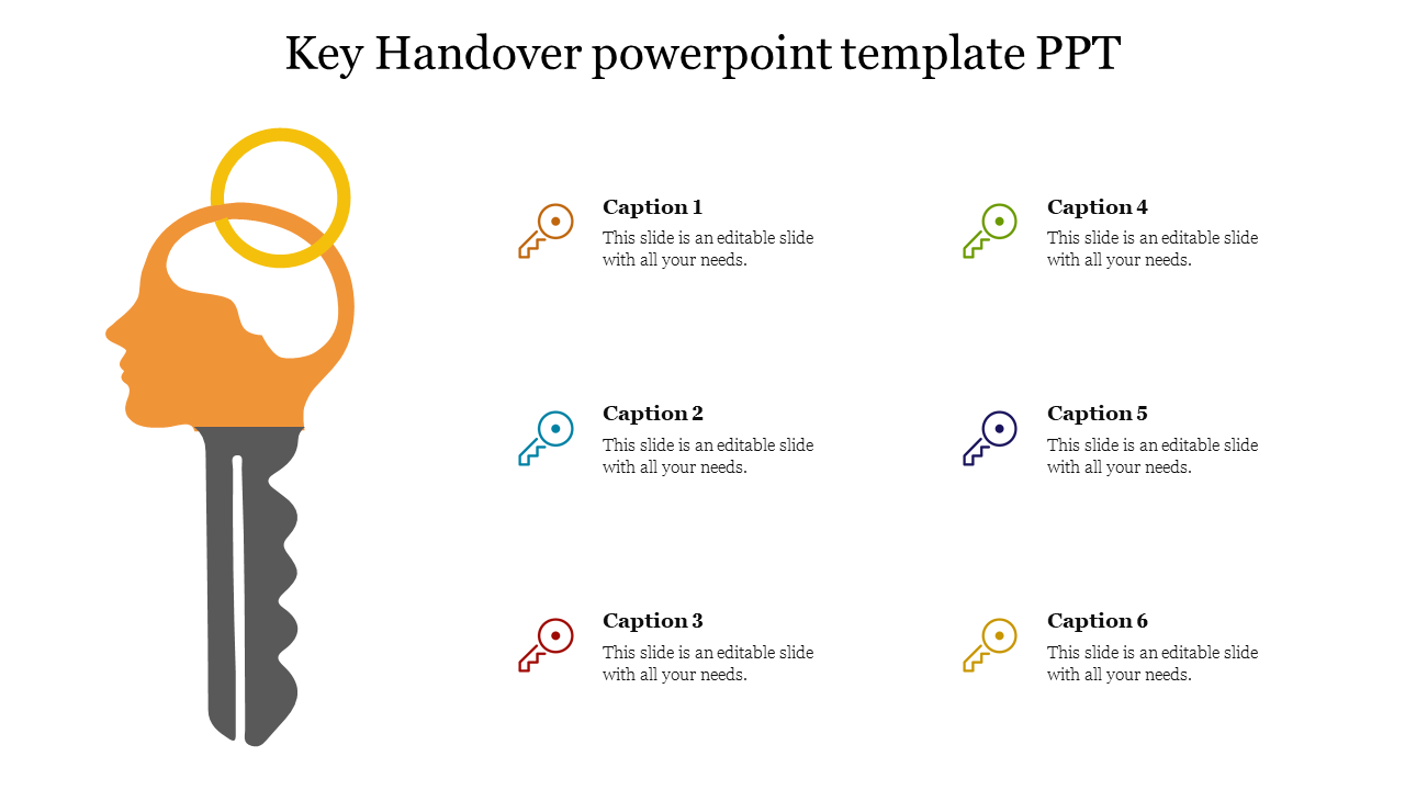 Key Handover PowerPoint Template and Google Slides